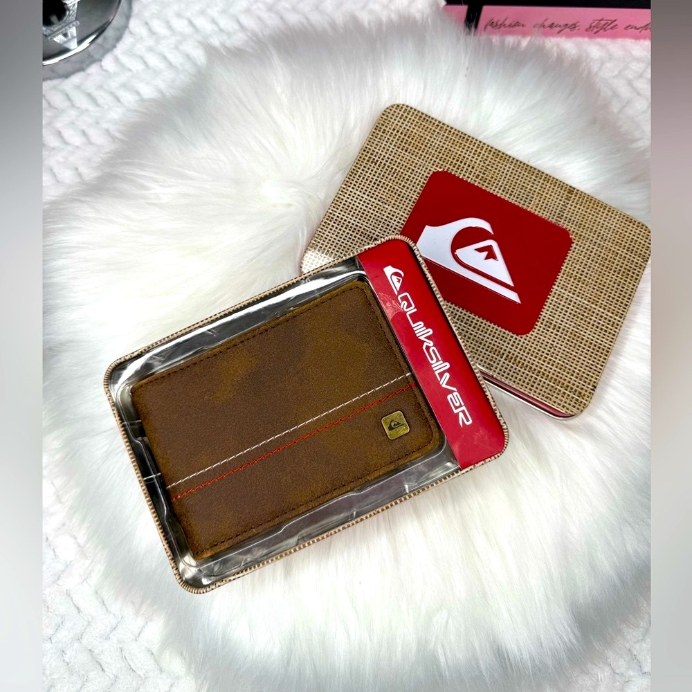Quiksilver Brown Bifold Wallet - Picture 3 of 12